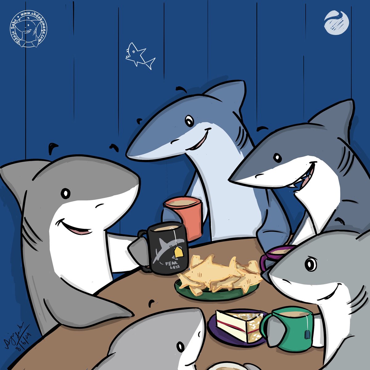 ohdakuwaqa's tweet image. Have a party. Talk about sharks. 

For this World Ocean Day, I was inspired by @bitebackgb’s #bigbrewfortheblue idea -  check them out. 
There are many organisations doing amazing work for ocean &amp;amp; shark conservation. 
#WorldOceanDay is a great time to give towards the cause.