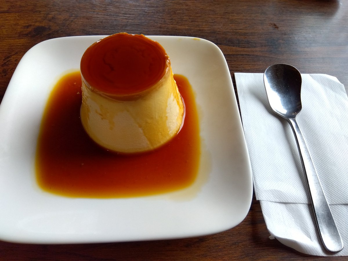 sakuraikyosuke's tweet photo. P-1グランプリ2連覇のプリン🍮をいただきます😋ぷりりん😘
#Venite 山梨大学医学部附属病院近くのお店 https://t.co/KfqKJcao7o