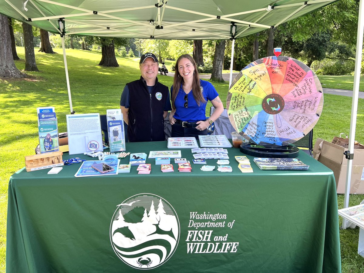 markkyuasa's tweet photo. ❤️my career and all the efforts we at #wdfw and #cape do to introduce families and kids to fishing! Today was the final spring kids fishing event we co-hosted with the Tacoma Urban League at Wapato Park in Tacoma under sunny, blue skies and plenty of excited kids catching trout! https://t.co/ZkUoLklSMO