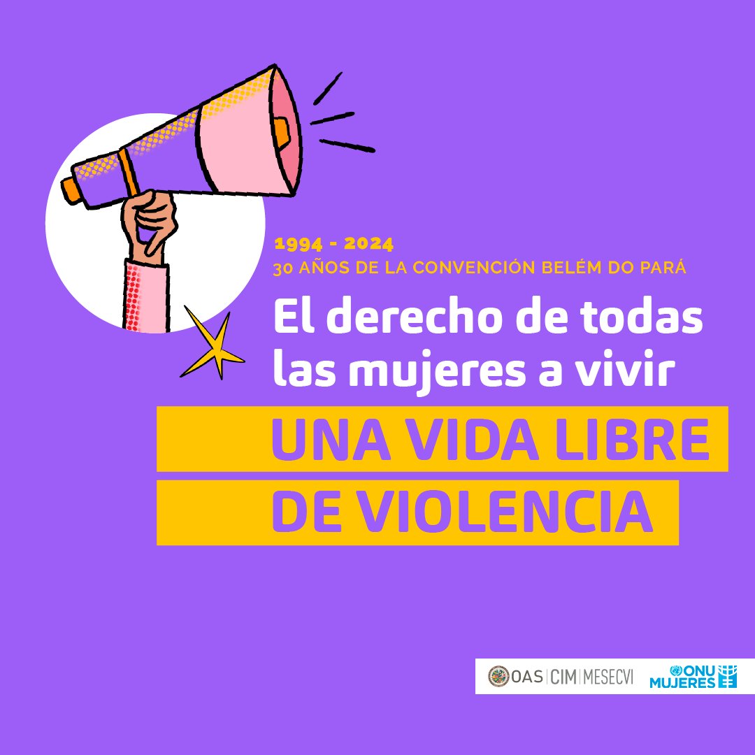 La violencia de género es un obstáculo fundamental para que mujeres y niñas puedan decidir sobre sus vidas, participar en igualdad y ejercer plenamente sus derechos.

Por eso, este 9 de junio, celebremos la Convención que protege su derecho a una vida libre de violencia. <a href="/MESECVI/">MESECVI-OEA CEVI</a>