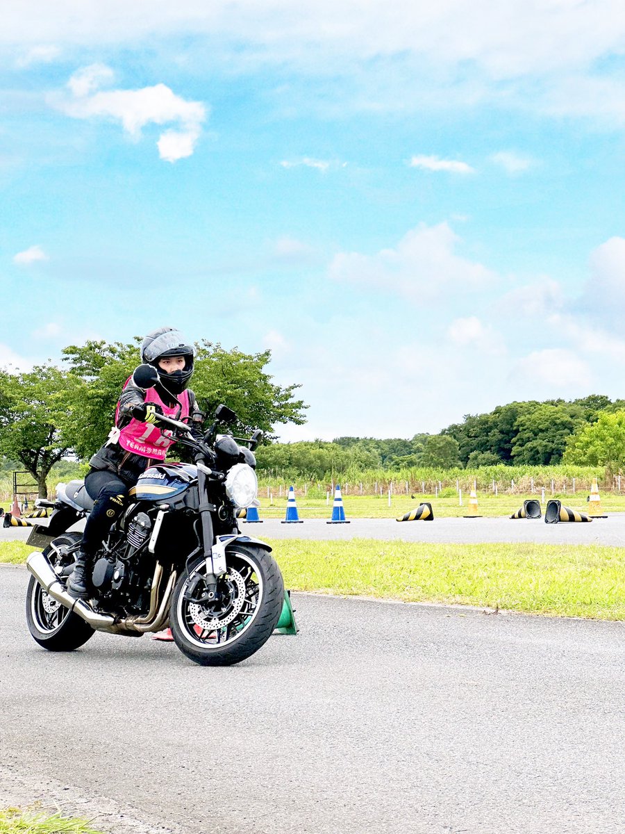 練習会きました🙋🏻‍♀️🏍️
#kawasakiZ900RS