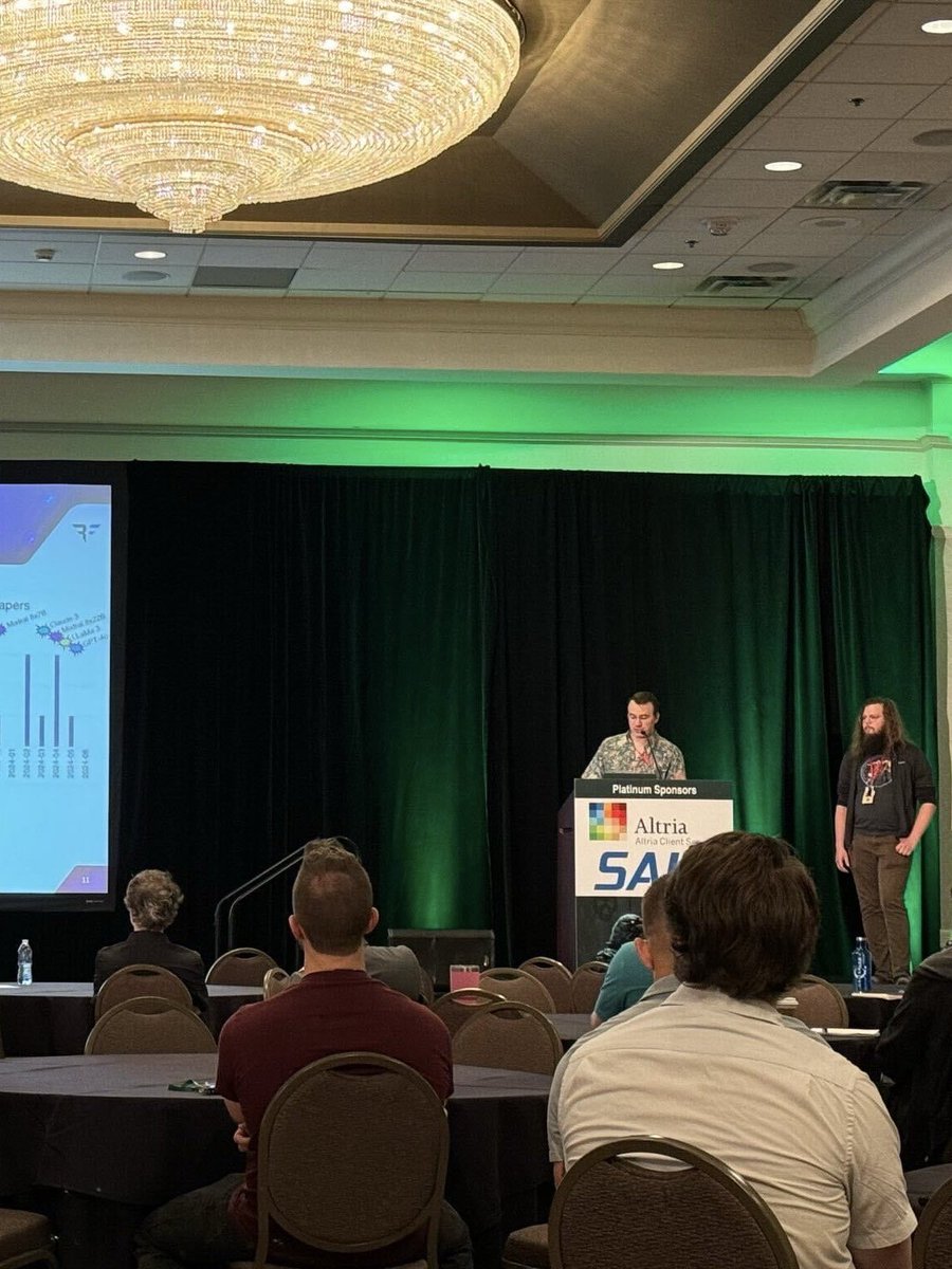 Superbad1337's tweet photo. Thrilled to have presented with @noperator at #RVASec! So excited to share our research at @bishopfox on LLMs as assistants, not replacements, in identifying vulnerable functions in patch diffs! https://t.co/sgD8hQkEs8
