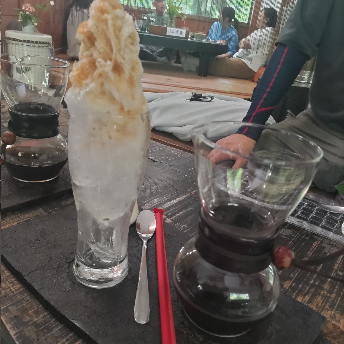 maco_imo's tweet image. オシャカフェ🫶
#W乗り甘味部