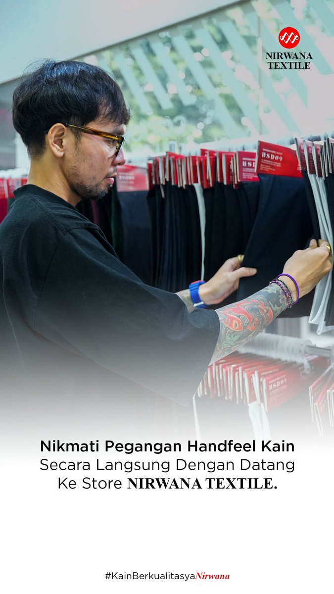 nirwanatextile's tweet image. Udah pernah pegang Handfeel kain secara langsung dari Nirwana Textile? kalau belum yuk datang langsung ke store kami 😏

#screenprinting #manualscreenprinting
#silkscreenprinting #sablon #sablonmanual
#sablondigital #localpride #localprideindonesia