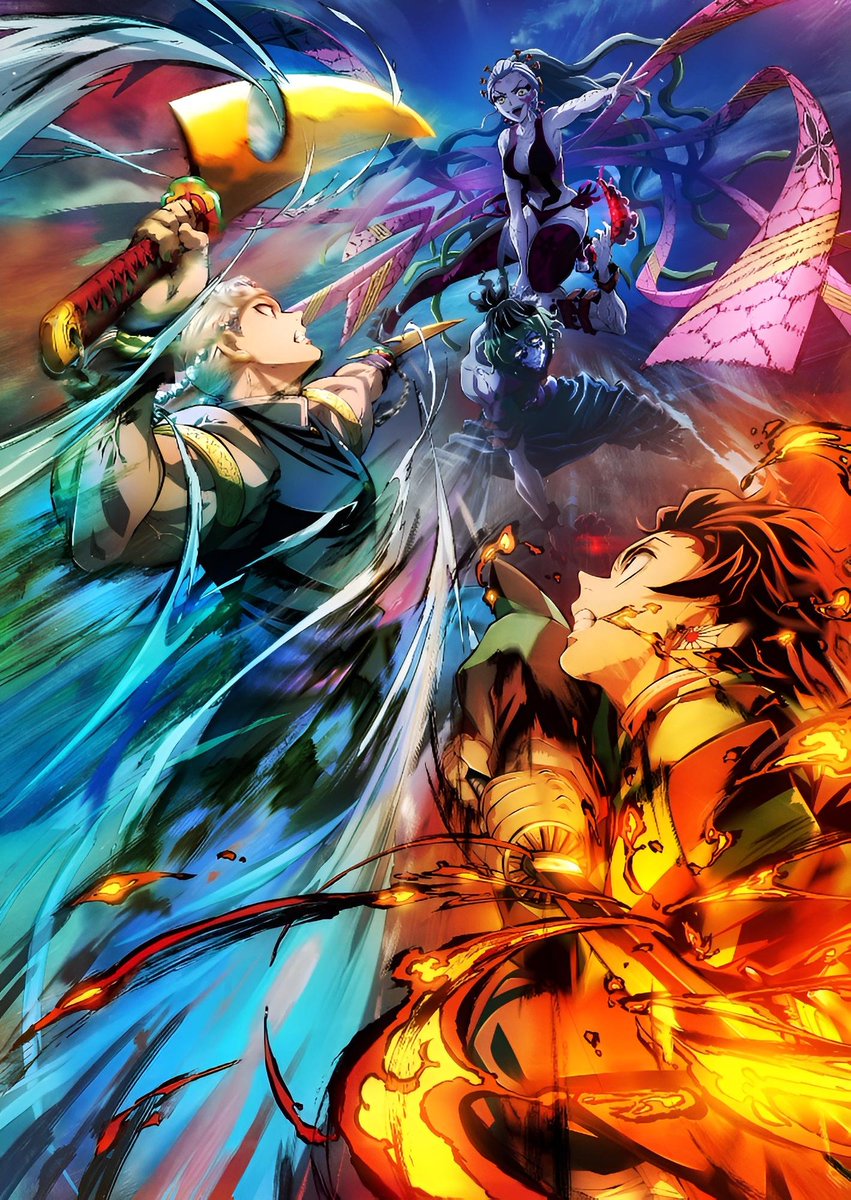 mamutchiq2030's tweet image. Nadie habla de las segundas portadas que nos da ufotable son increíblemente hermosos, normalmente son lanzadas a unos cuantos capítulos de finalizar la temporada.
#DemonSlayer
#KeyVisual
#鬼滅の刃