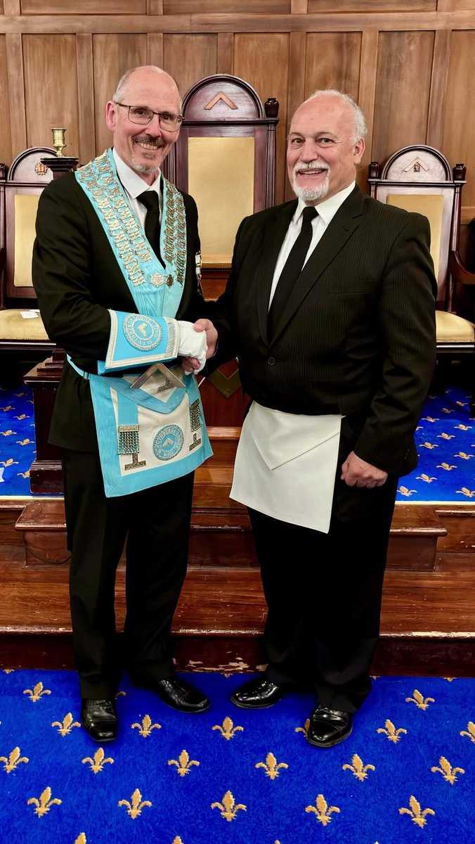 At the Lodge of St. Cuthberga 622 in Wimborne, a new member was warmly welcomed into Dorset Freemasonry. Simon, a former Royal Marine, was proposed by his friend and fellow former Royal Marine, Ken.