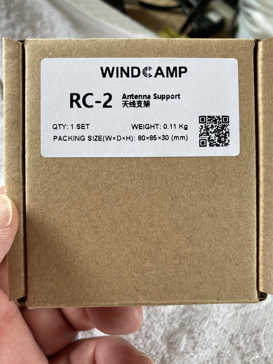 vrds25's tweet photo. WIND CAMPのコネクターマウンターが届きました。さっそく装着…うん、かっこいい!
#ic-705
#WINDCAMP https://t.co/3eSDJ94IQe