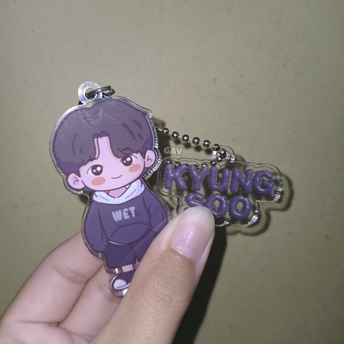 thank you kak <a href="/byAmii_/">made By Amii || mention after DM🙏🏻</a> 🫶
happy banget bisa punya keychain kyungsoo ganteng 🥹