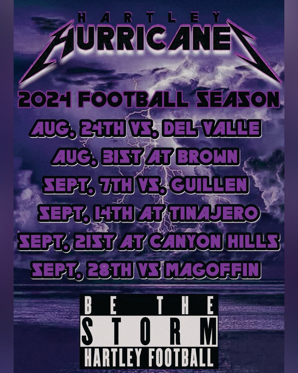 Hartley Hurricanes Football tweet media