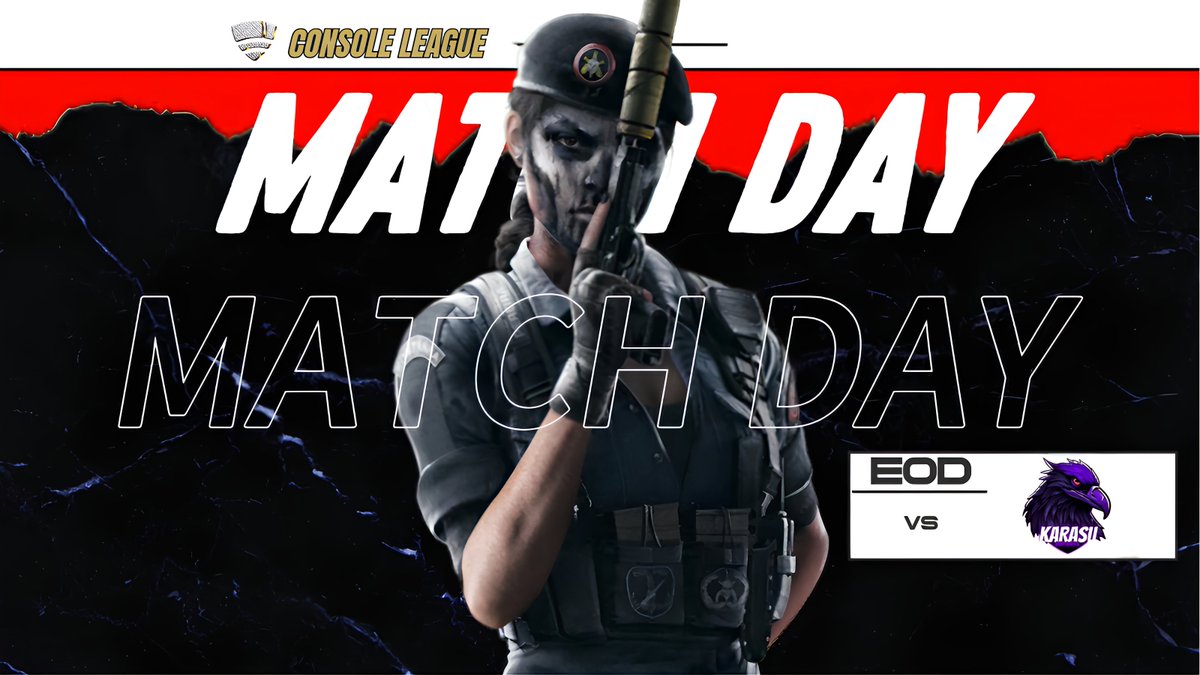 EndOfDaysR6's tweet photo. 🚨 JOUR DE MATCH
🏆@ConsoleLeagueR6 J2
🆚️@KarasuEsport 
⏰️21h15
🎙https://t.co/NGA1CXZ2m2

#WinAtTheEnd💀 https://t.co/lIRHe0ZKZE