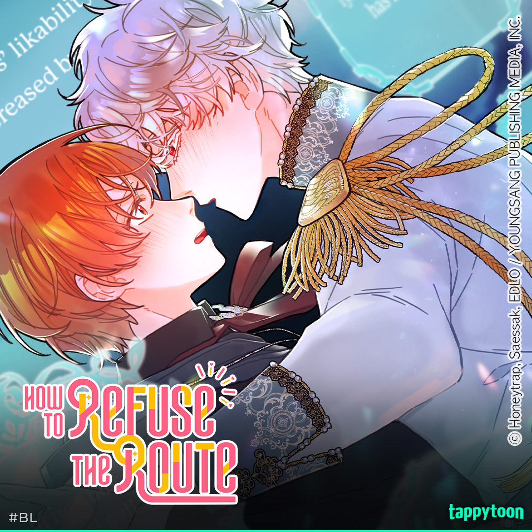 The 2nd season of <How To Refuse the Route> starts today! 💗

Join Jerry on his hilarious, heart-fluttering quest as he dodges overprotective antics of friends and family while navigating a dating game!

Read on #Tappytoon
➡️bit.ly/46CmOeA

#BL