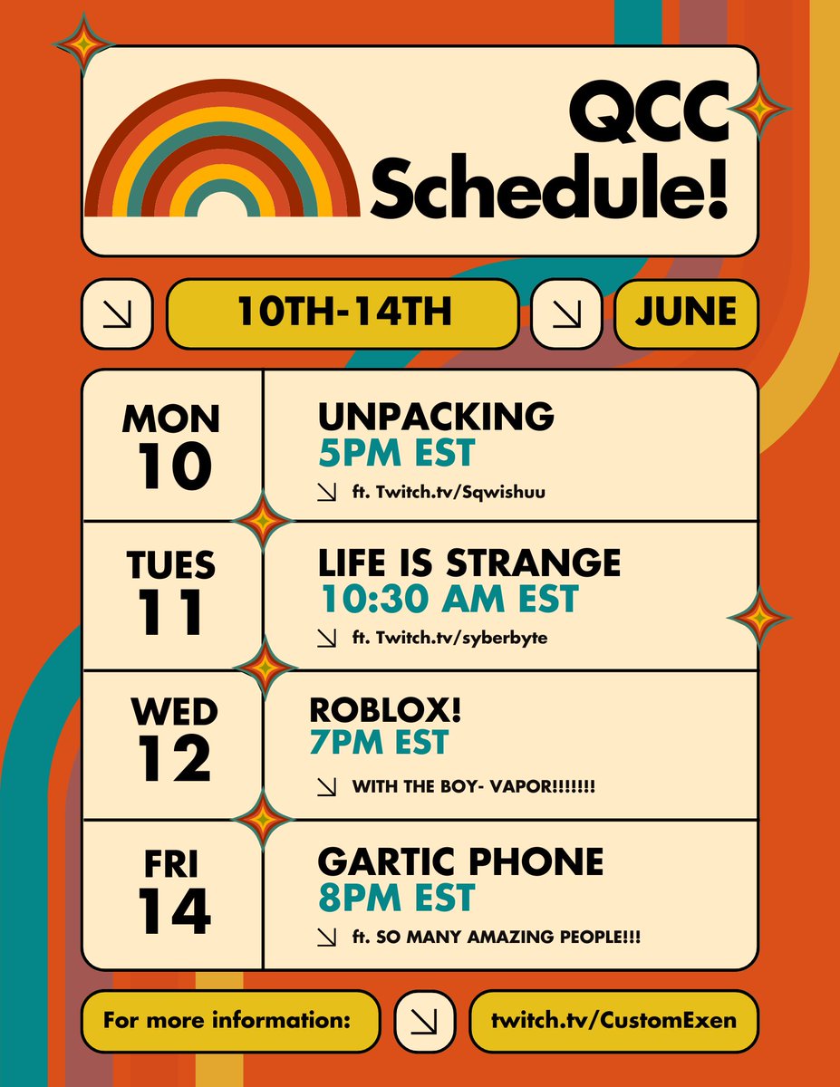 GlitchInEden's tweet image. This week??? Is about to be amazing????? WHOS GONNA BE THERE?