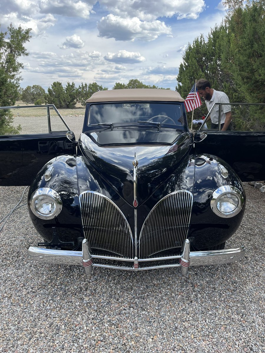 There’s something special about watching a master craftsman at work. Here’s Peter Cox of Park &amp; Shine detailing my 1941 Lincoln Continental.