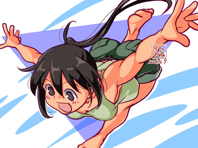 三角構図ってこうですかわかりません 