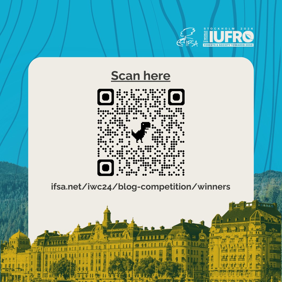 IFSAdotnet's tweet photo. 🌳📣 ANNOUNCEMENT! 🎉🏆 IFSA at IUFRO 2024: Blog Competition Winners are here! Congratulations to all the winners! Find out who the winners are here: https://t.co/wLlYxz2Rwi #IUFRO2024 IFSAatIUFRO24 #BlogCompetition https://t.co/45wqDb3zj9