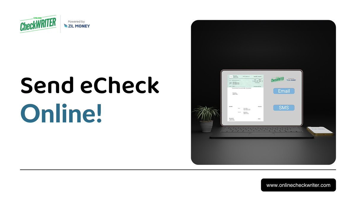 webcheckwriter's tweet photo. https://t.co/1XO2g8zWmb - powered by Zil Money, lets you receive and send eCheck online, ACH, wire, and more. Sign up now.
Learn more: https://t.co/XVfeECaVuP
#SendeCheckOnline #PayWitheCheck https://t.co/2Pt4JVxjwi