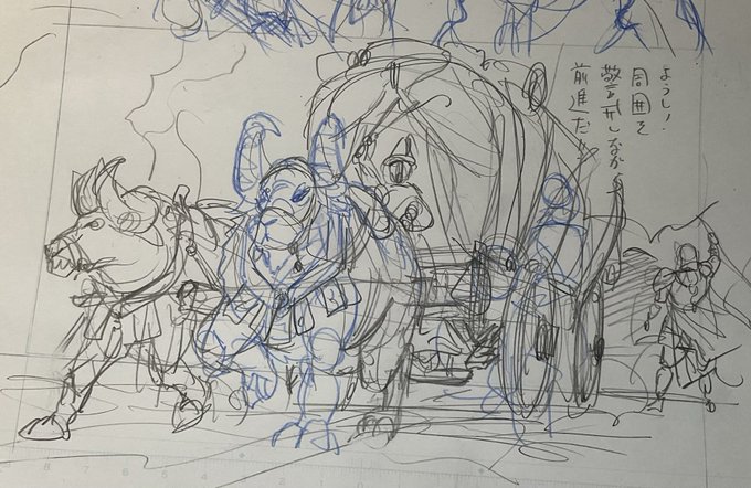 一見、なろうファンタジーの世界、ナーロッパはどの作品も同じように見えて描いてみると全然違うものだと感じる。特に馬車の存在。コレは作品の性格の違いはあるんだけど今やってる2本の作品中片方は全く出なくて、もう片方は嫌というほど出てくるよ。一度ちゃんと資料集めたいね。 