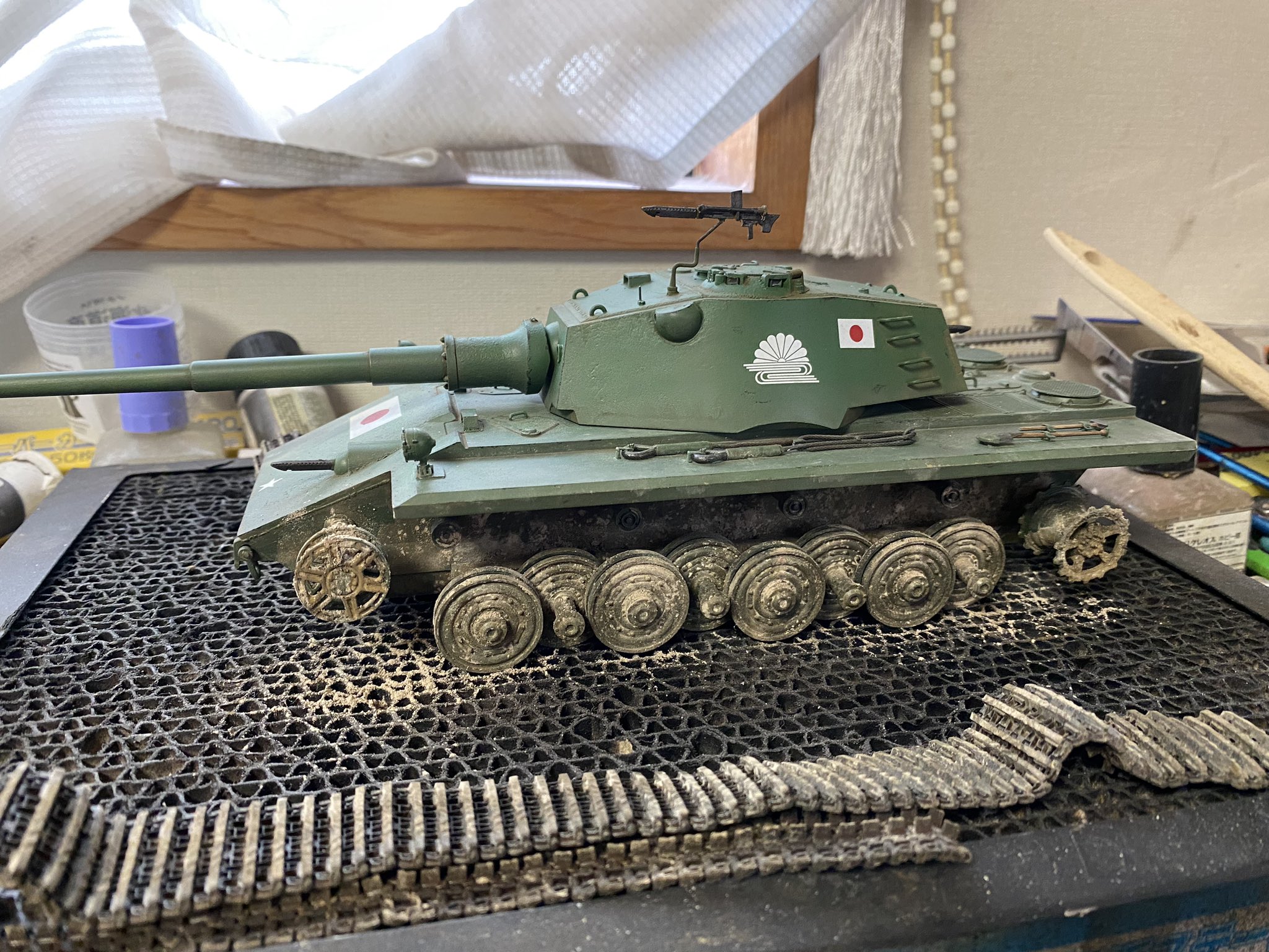 【ワンオフ】完成品　装甲列車　模型　架空　日本　陸軍　満鉄　1/35　ラピュタ ワンオフ】完成品 装甲列車 模型 架空 日本 陸軍 満鉄 1/35 ラピュタ