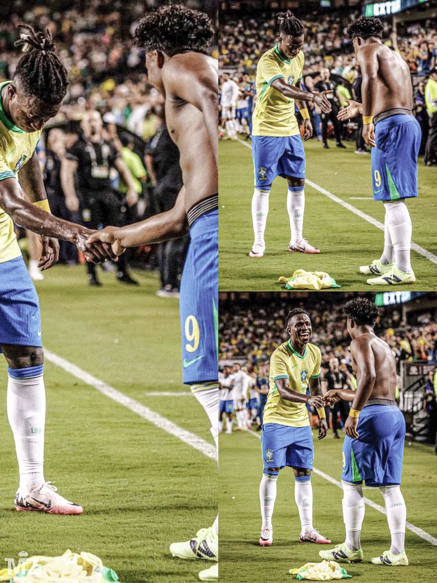 Endrick x Vini Jr. 

Soon at the Santiago Bernabéu. 🤝