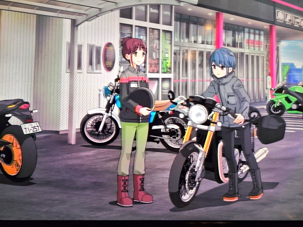 ゆるキャン の映画を見返した 志摩リンはトライアンフに乗ってる 浜松