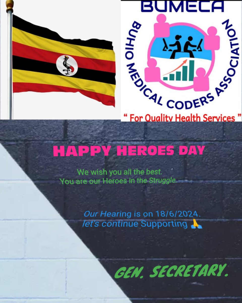 BuhioMedical's tweet photo. HAPPY HEROES DAY TO ALL HEATH WORKERS.
@OrthoSocietyUg 
@MinofHealthUG 
@TheUMAofficial 
@kirudduNRH 
@MulagoReferral 
@ManengaEmmanuel 
@TandisuwalaTom 
@faith_nabushawo 
@henrymwebesa 
@JaneRuth_Aceng 
@DianaAtwine 
@KagutaMuseveni 
@UgandaMedical 
@UgandaMediaCent https://t.co/x0BRsLcEkA