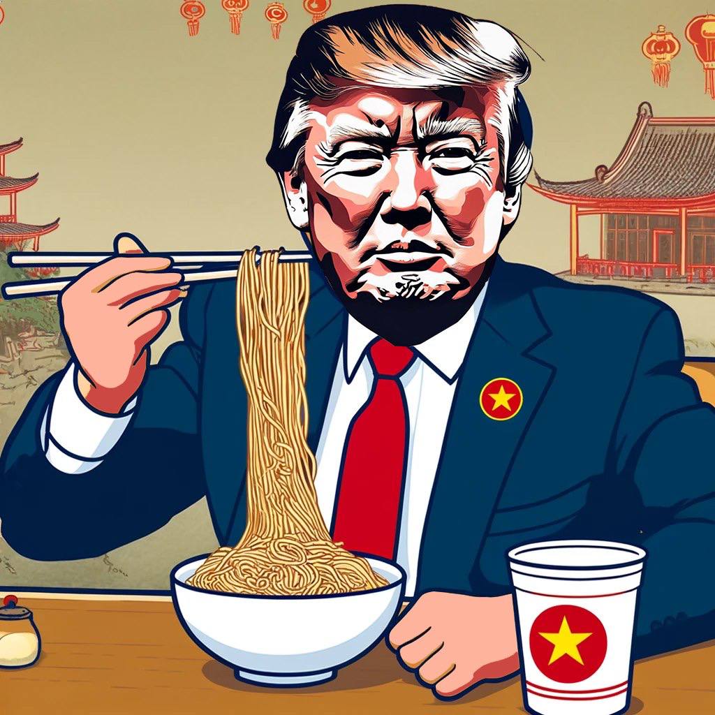 TRUMPZerc's tweet photo. Our honorable leader Trump Zhong promotes choices for healthy living, including one heaping portion of $TRUMPZ ever day. https://t.co/FRShXCQm4O