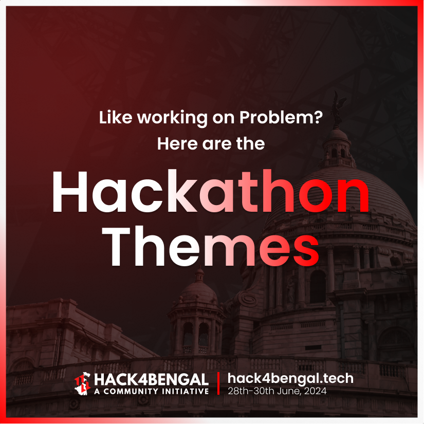 Coffee fuels the code, and a  Cause fuels the fire. Hack for what matters to you the most! ⚡

Check out the "Themes" for Hack4Bengal 3.0 and get ready - remember Sky is the Limit.

Find more info in the thread  🧵