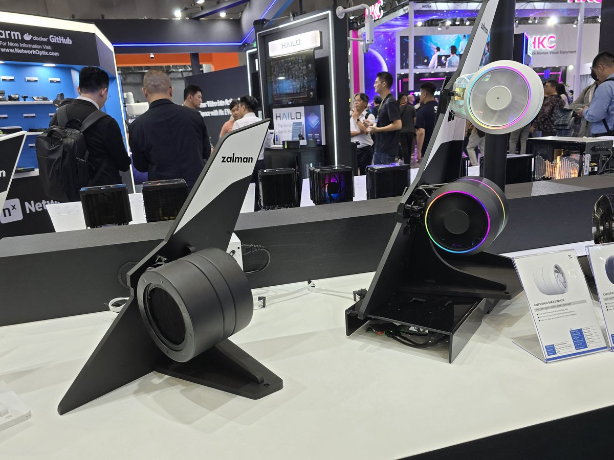 ZALMAN CPU クーラーがとうとう飛行機のジェットエンジンになった。
年々割と近づいてきたなーって思ってたので最終形態かな？
来年はどうなるんだろ（笑）

#ZALMAN
#Computex2024
#Taiwan