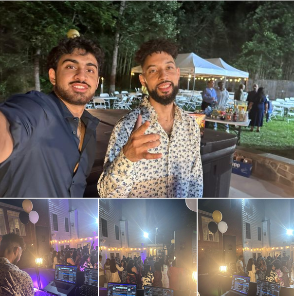DjShiVish's tweet image. It's a graduation party like no other tonight in Maryland! Get ready for a night of double celebrations with #DJRoel and #DJSid spinning the hottest tracks! Congratulations to Simran and Tarun on their graduation!
#ShiVishTeam #graduation #graduationparty #Graduation2024 #djs
