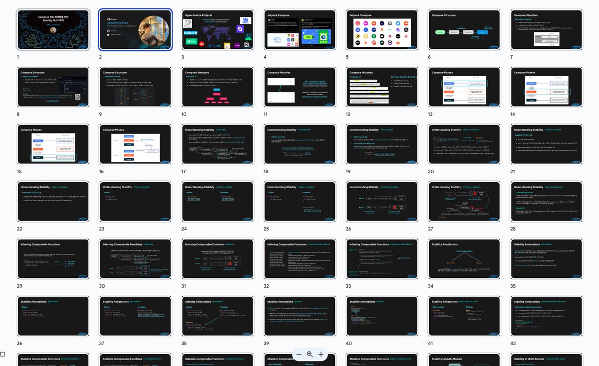 Preparing for the upcoming Android conference, DroidKnights, next week. I'll be speaking about strategies for optimizing Compose performance by understanding stability.