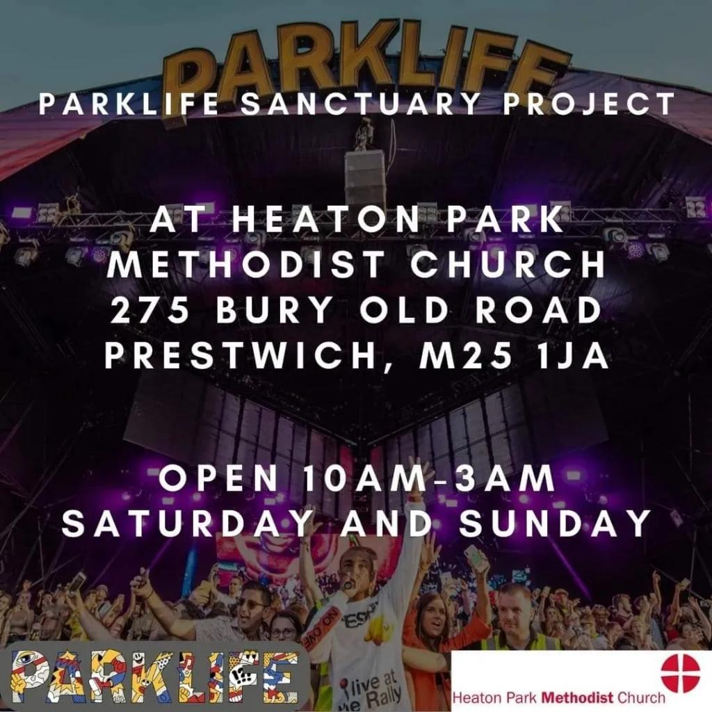#ParklifeSanctuary is open today from 10am till 3am

Come along if you need a place to rest, recover, &amp; refresh!

We have free drinks &amp; snacks, phone chargers, and it's a great place to meet up with friends, find a taxi or arrange a lift

#parklife #parklife2024 #parklifefestival
