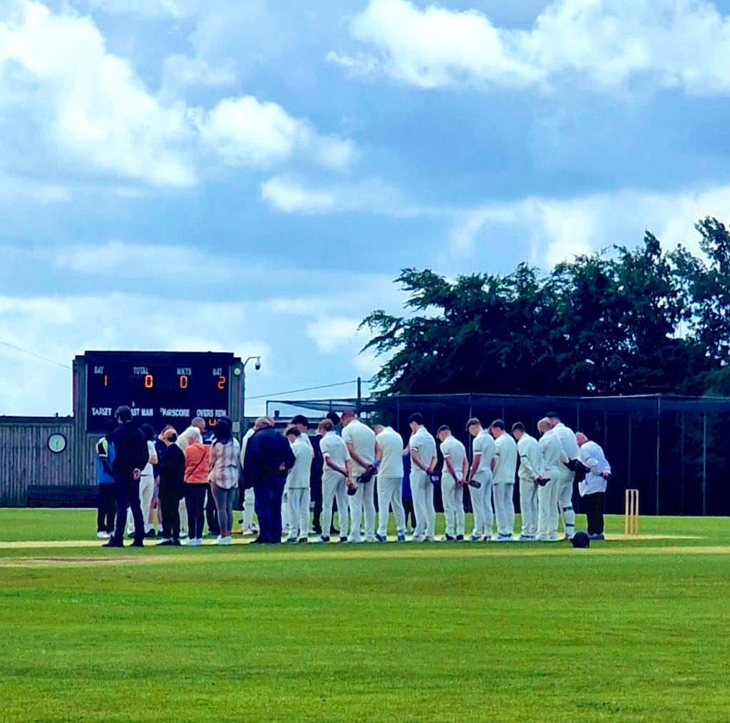 CliftonCC's tweet photo. Our 2nd XI held a moments silence yesterday in honour of our former Junior Secretary Sue Judge who sadly passed away this week. 

The club’s condolences go to Steve and the rest of the family. https://t.co/eskAxlgAn6