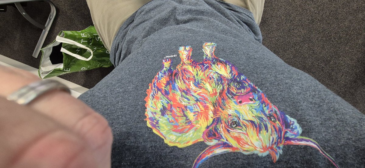 SendCakeFilms's tweet image. Wearing  rainbow coo again today,  from my last visit. #edfringe2022