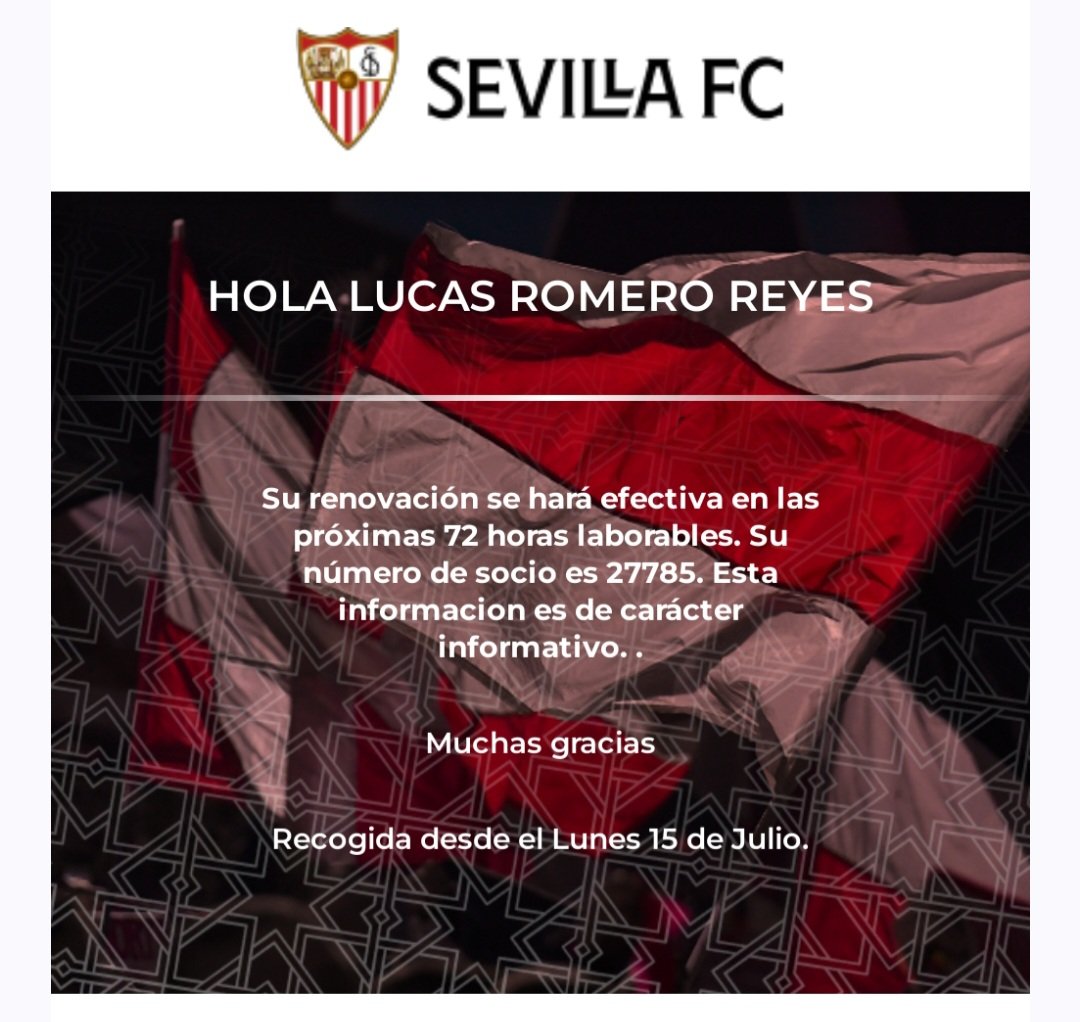 RafaRF1507's tweet photo. Ni Del Nido Jr, ni Castro, ni Del Nido Benavente, ni Orta, ni los sufrimientos de otra temporada para olvidar, etc etc...NUESTRO ESCUDO, NUESTRA BANDERA Y NUESTRA AFICIÓN!!! TE QUEREMOS @SevillaFC ... 1.472 motivos para seguir defendiendo tus colores!!! https://t.co/K6ymVHxDBx