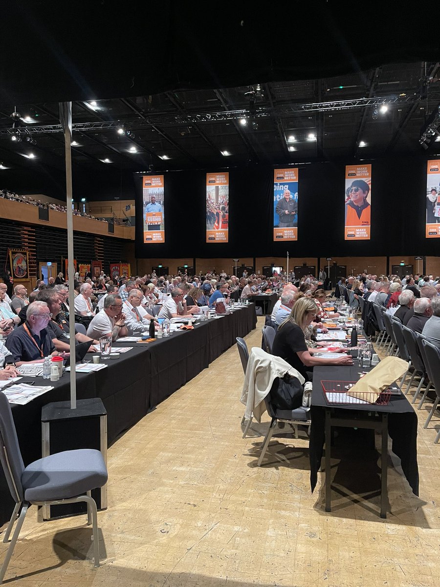 And we are off!! #Gmbunion Congress 2024 underway.