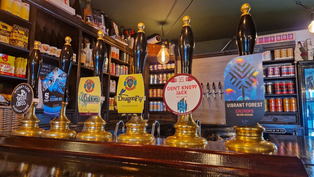 We probably don't tweet enough (is it still even called tweeting?)...

Sunny Sunday cask line up looking lush 🍻

Thanks to all that came to visit our keg&amp;can bar at Winchester Beer Festival - always a delight to serve up some silly blue beery goodness at these things 😉