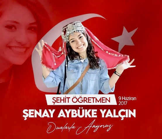 " Ben gitmezsem kim gidecek…”

Kanını ayyıldızlı al bayrağa kattın da gittin, şehitler otağında şen ol Aybüke Öğretmenim. 🇹🇷