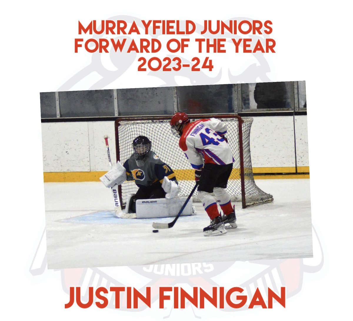 Club Award Winners:

Rookie of the Season 🏆 Alfie Hamilton
Netminder of the Year 🏆 Matthew Reid
Defenceman of the Year 🏆 Euan Saunders 
Forward of the Year 🏆 Justin Finnigan