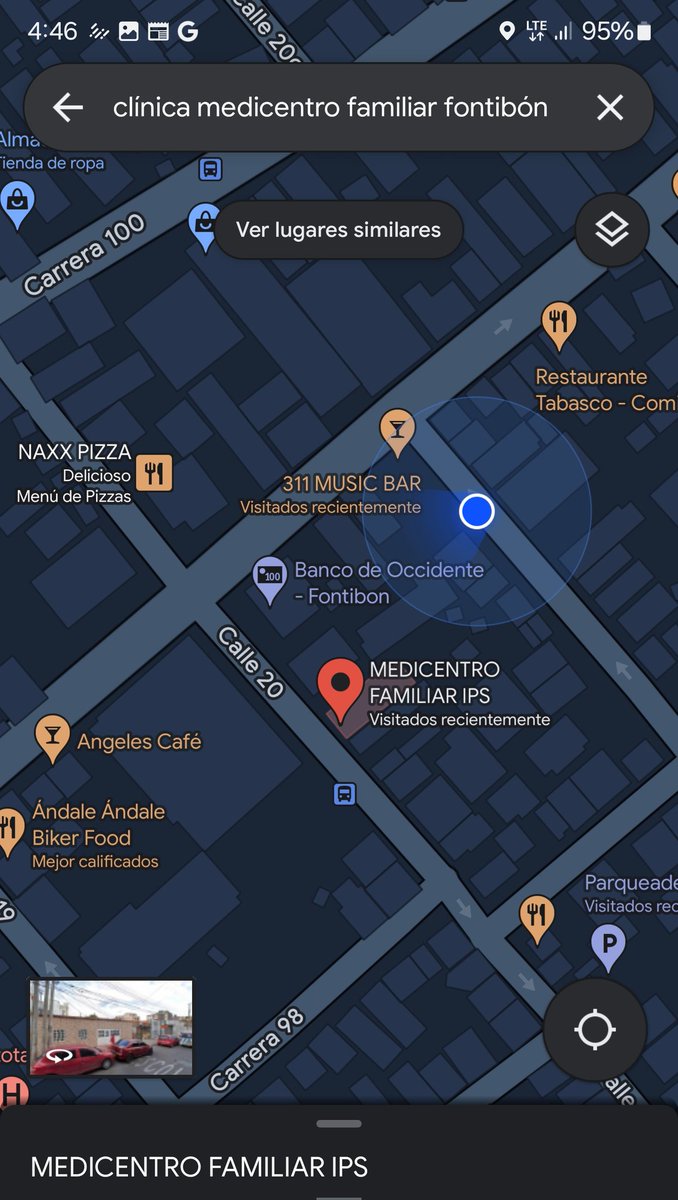Pieranghela's tweet photo. Sr @DiegoMaldonadoR cómo es posible que exista establecimientos de rumba al lado de la Clinica Medicentro familiar y que aparte funcionen hasta las 5am? 
Se supone que por Decreto 119 de 2022, aplica solo para la zona de Modelia. 
#DerechoDePeticion @Fontibon_Bogota 
🧵 1/2 https://t.co/mSsrl1l4Id
