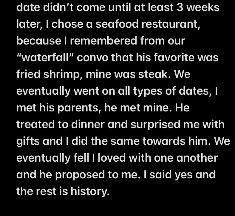 SweetIsSweet's tweet image. I think it’s beautiful, reminds me of my husband &amp;amp; I. 🫶🏾
People aren’t robots, I believe we want an authentic connection &amp;amp; love. Believe me that ride offer really had him rethinking life.😆
I believe our waterfall convos sealed the deal with us, lol. 
Check out our love story: