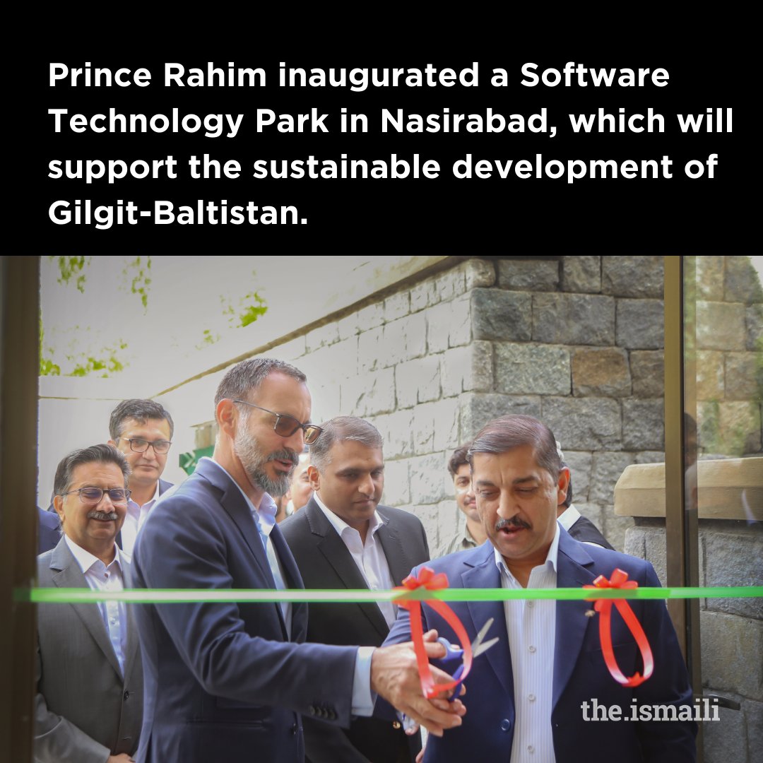 TheIsmaili's tweet photo. Prince Rahim continued his visit to Pakistan, travelling to Hunza in northern Pakistan yesterday to visit several AKDN projects.

https://t.co/abC210oDxX https://t.co/QpKjZqZvqD