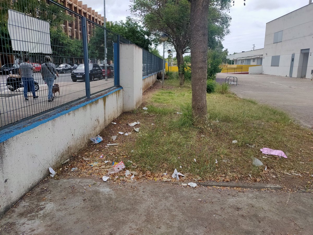 Japygur's tweet photo. Colegio Séneca y exteriores #Sevilla
Sin comentarios... Esto es lo que ven nuestros hijos... 
#EsQueEsPorDondeVayas

@bermejales2000 @BermejalesACTIV @Ayto_Sevilla @jlsanzalcalde @LipasamSevilla @losbermejales @abcdesevilla @diariosevilla https://t.co/Yr8XBT40P3