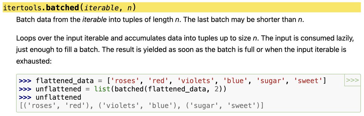#TIL: since python 3.12: you can batch data into tuples of length N: