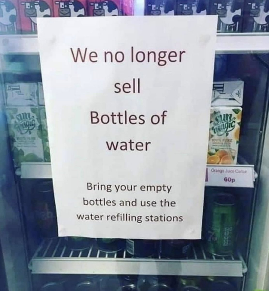 Plastic Pollutes (@plasticpollutes) on Twitter photo 3 million single-use #plastic bottles are used per hour in the U.S. 📈 🚰 It's great to see businesses use reuse and refill systems, help reduce #PlasticPollution, and encourage sustainable habits. ✅️ Do you see any reuse systems in your area?
📸 by <a href="/CleanAirMoms/">Moms Clean Air Force</a> 3 million single-use #plastic bottles are used per hour in the U.S. 📈 🚰 It's great to see businesses use reuse and refill systems, help reduce #PlasticPollution, and encourage sustainable habits. ✅️ Do you see any reuse systems in your area?
📸 by <a href="/CleanAirMoms/">Moms Clean Air Force</a>