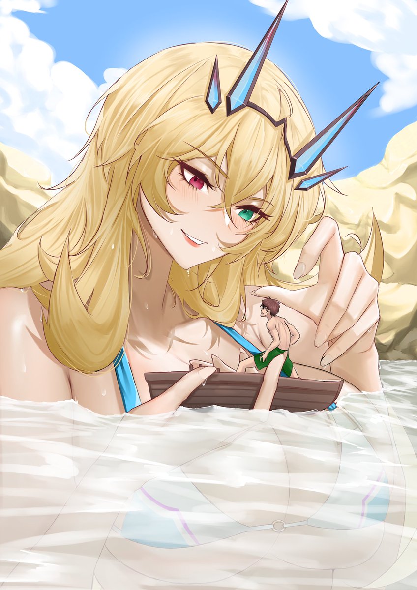 puroy0408's tweet photo. commission for @bringdabooty112 
Thank you!

#Barghest #バーゲスト #fgo https://t.co/RjrBaolAL2