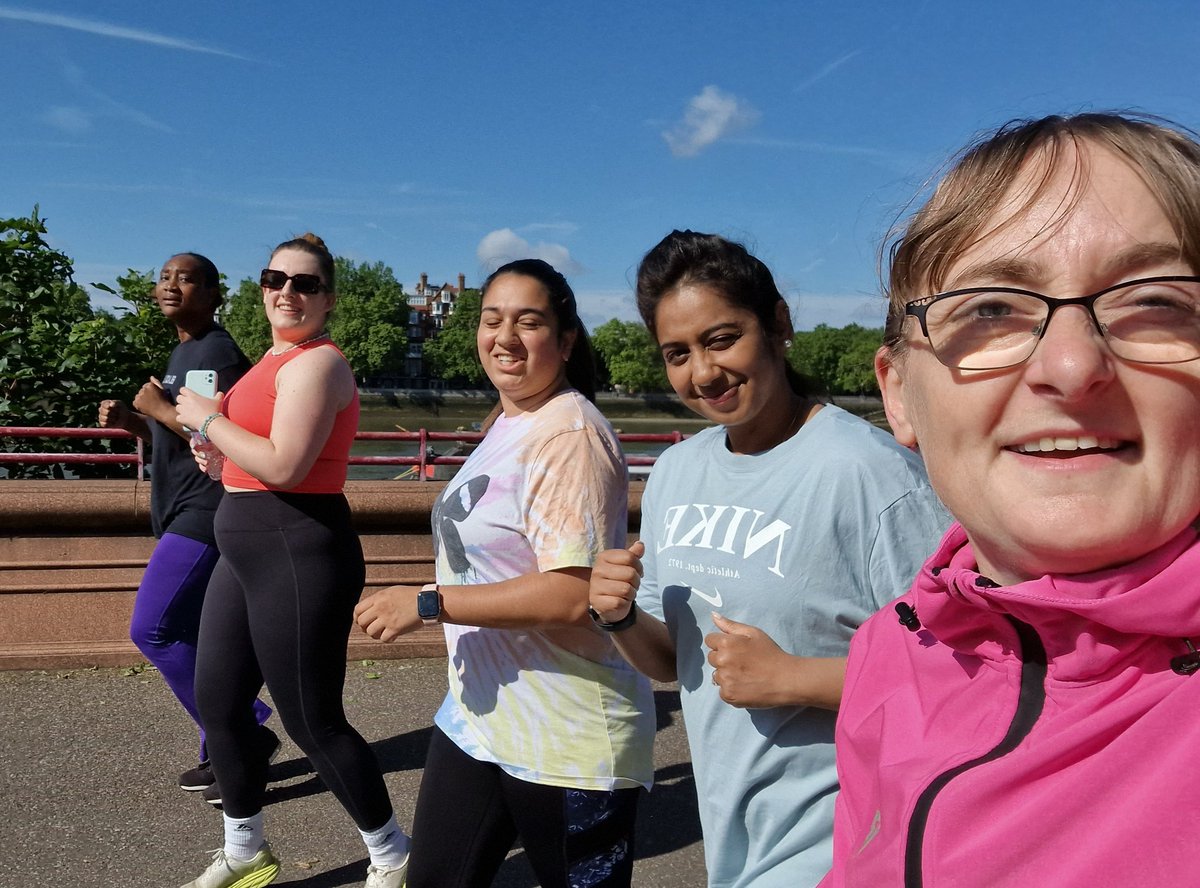 I'm so proud of these ladies. They are smashing these Sunday morning runs.  Hearn's run club is  giving 💯 every week, improving and starting to believe in their own abilities.  Keep up the good work, ladies. 🏃‍♀️👏💪 <a href="/FloreatWands/">Floreat Wandsworth Primary & Nursery</a>