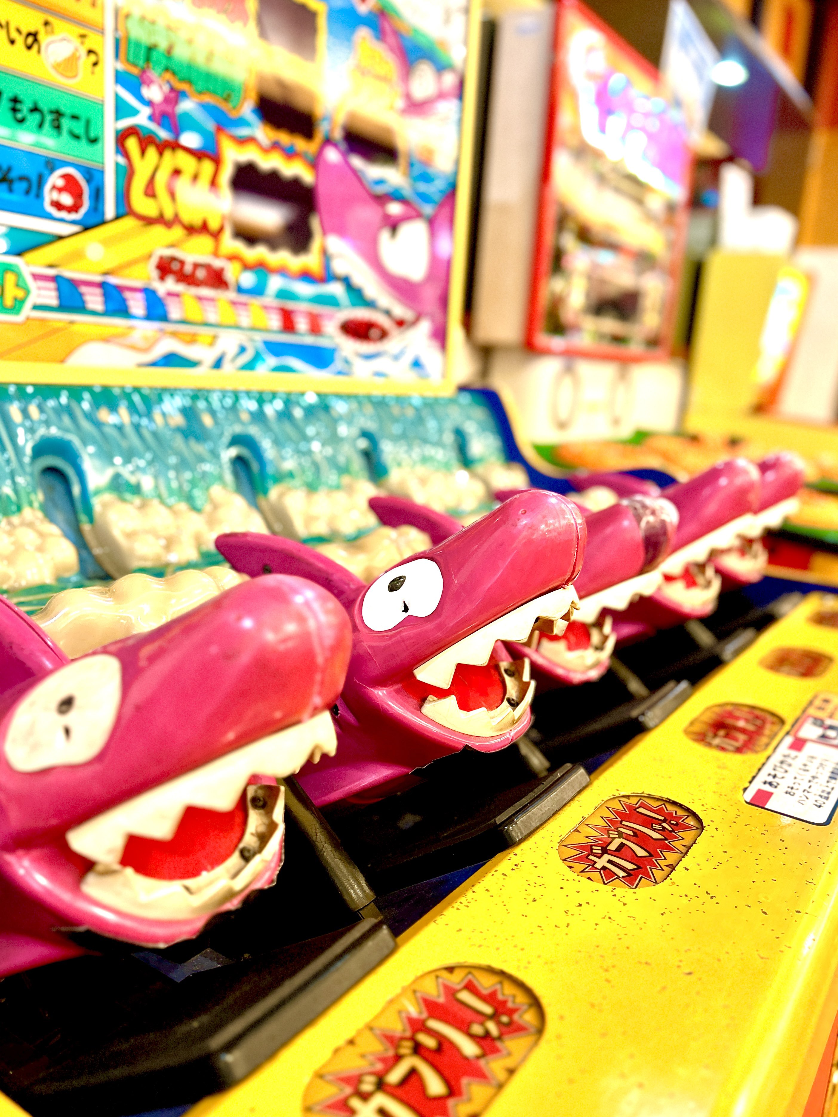 ナムコ・アーケードゲーム大型筐体、サメサメパニック。【もぐら