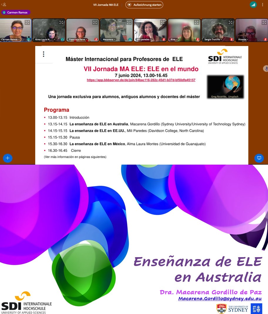 MacarenaELE's tweet photo. Muchísimas gracias @carmenramos_sa por la invitación a la jornada de @SDI_Muenchen para @UniProMuc. Un honor estar rodeada de grandes y admirados compañeros. Gracias @AlmaLMontes y Mili Paredes por el panorama de #ELE. Siempre enseñando, aprendiendo e investigando👩‍💻📷 🕵️‍♀️ https://t.co/PCUFnI9uaY