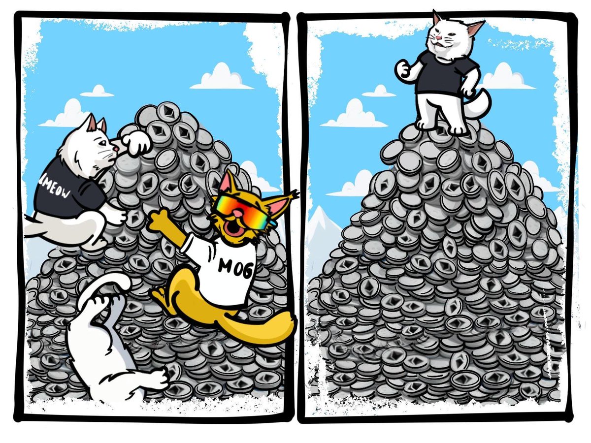 Not every cat's cup of tea to stand still on <a href="/VitalikButerin/">vitalik.eth</a>'s Ethereum. Some surrendered while some scattered.
 
Not LMEOW. I stand strong, the sole survivor, King of Ethereum's dominion. Now and forever.

$LMEOW 😺