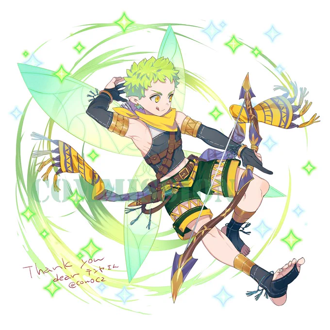 スケブで描かせていただきました! 